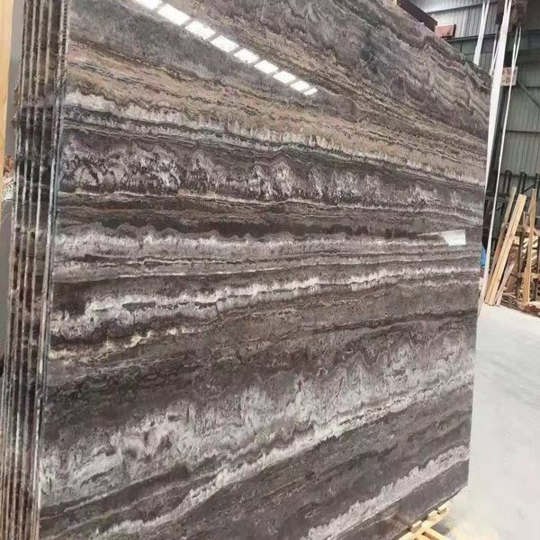 Silver grey wooden travertine slab.jpg