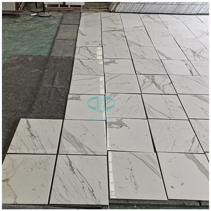 Gold Calacatta Marble Floor Tiles