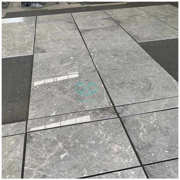 Tundra Grey Marble Floor Tiles